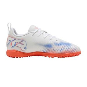 Puma Childrens/Kids Future 8 Play Astro Turf Sneakers / White/Black/Red